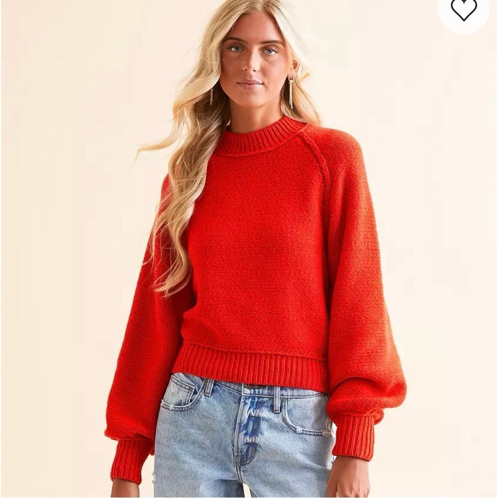 NWT Free People Riley Pullover Sweater